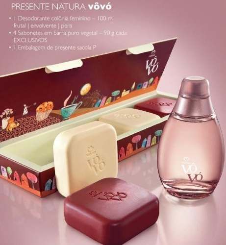 Kit De Produtos Natura Vovó Com Perfume E Sabonetes